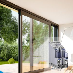 Ventana corredera de PVC en Málaga de KÖMMERLING