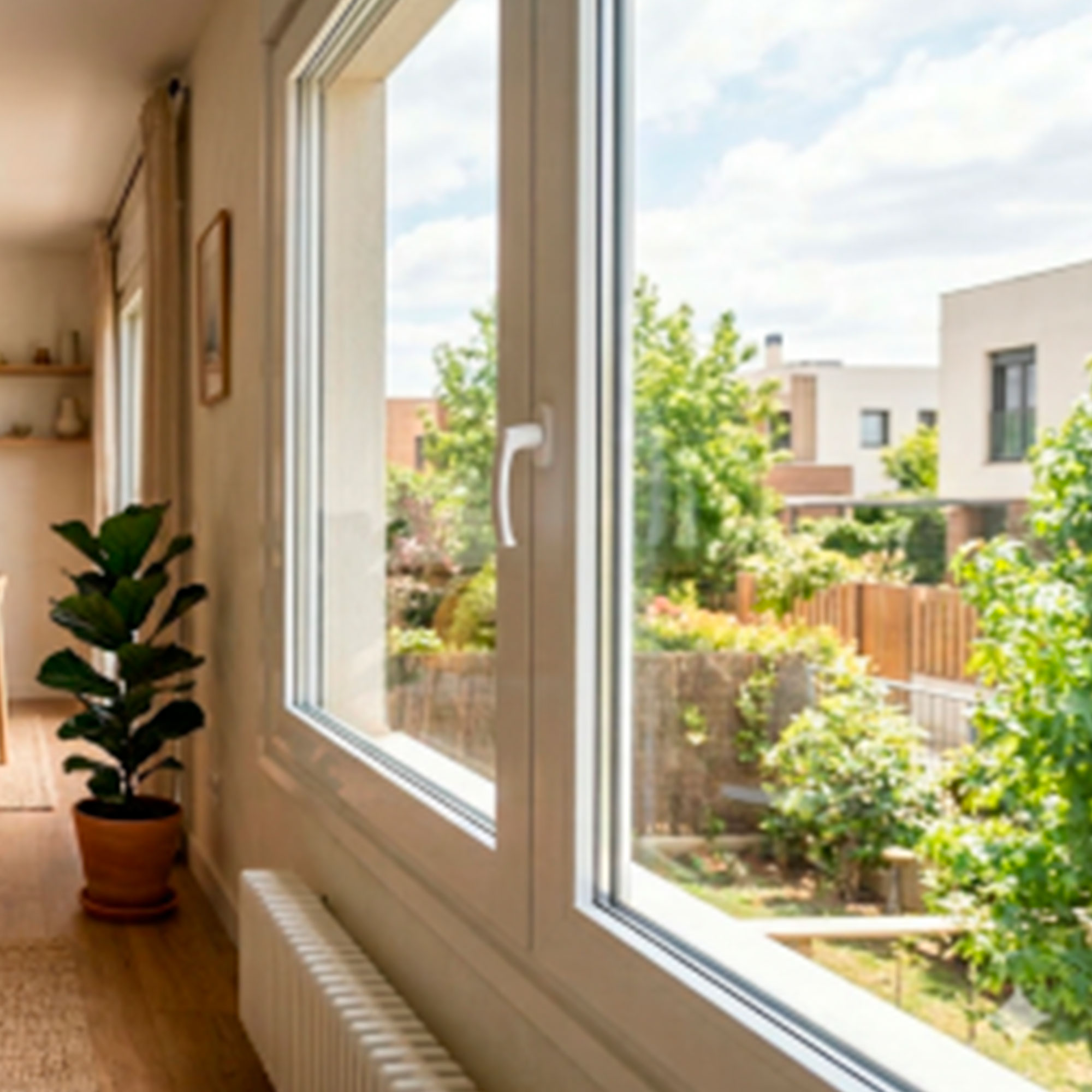 Ventana abatible de pvc Kömmerling de Joma