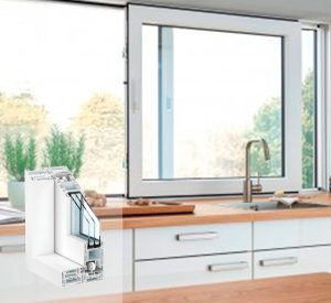 Ventana corredera de PVC en Málaga de KÖMMERLING